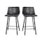 Flash Furniture 24" Black LeatherSoft Counter Stools, PK 2 CH-212069-24-BK-GG - alternate 9
